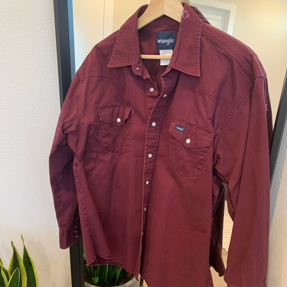 Wrangler Pearlsnap Work Shirt